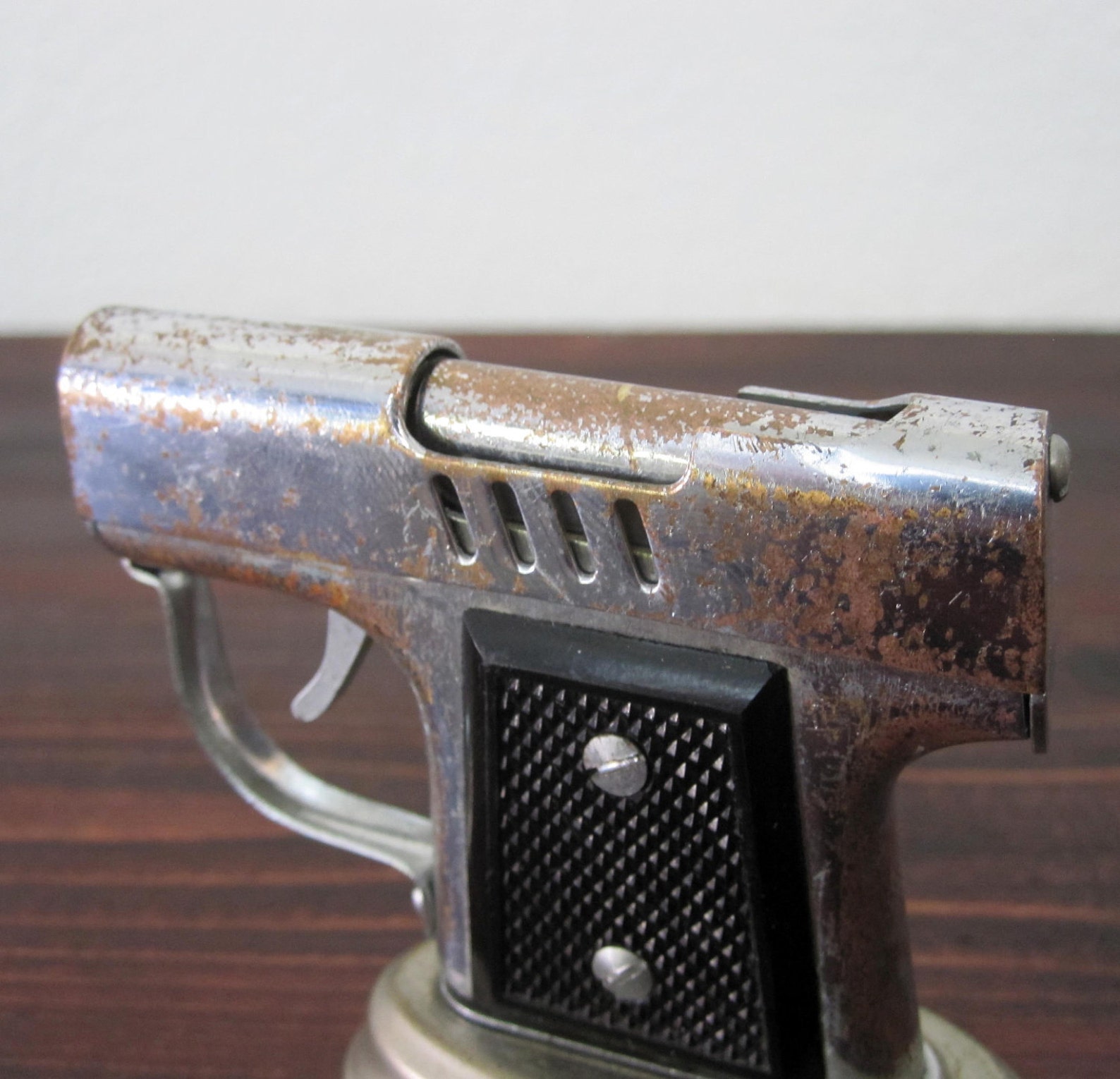 Vintage Gun Table Lighter / Made in Occupied Japan / Pistol Etsy