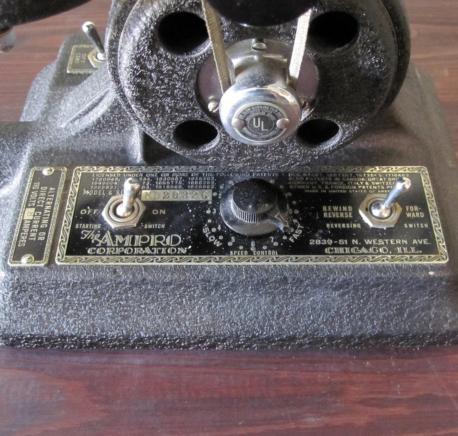 Vintage 1940s Ampro Precision 8mm Film Projector With Case Etsy