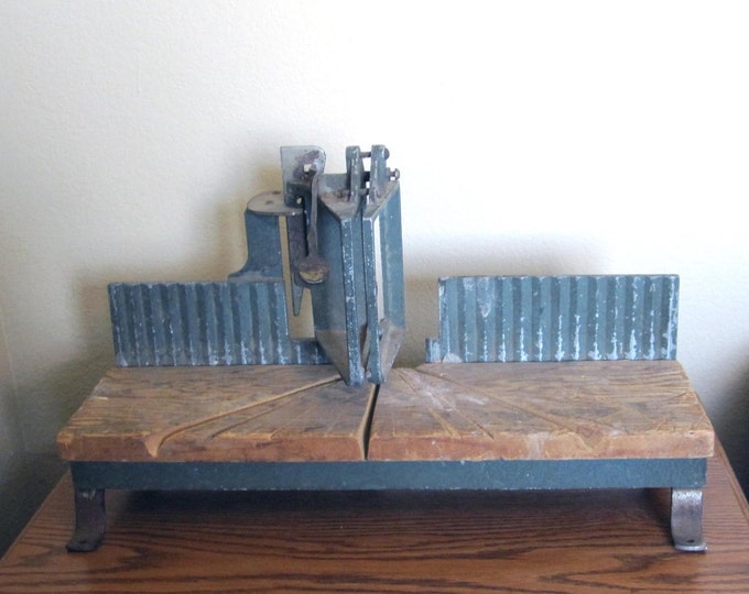 Antique Miter Box / Vintage Cast Iron Woodworking Tool Etsy