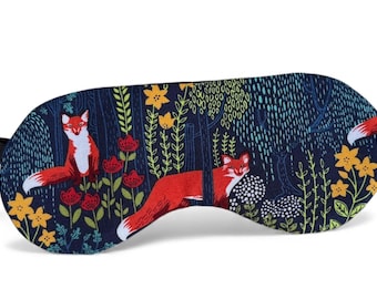 ENCHANTED FOX handcrafted adjustable sleep mask