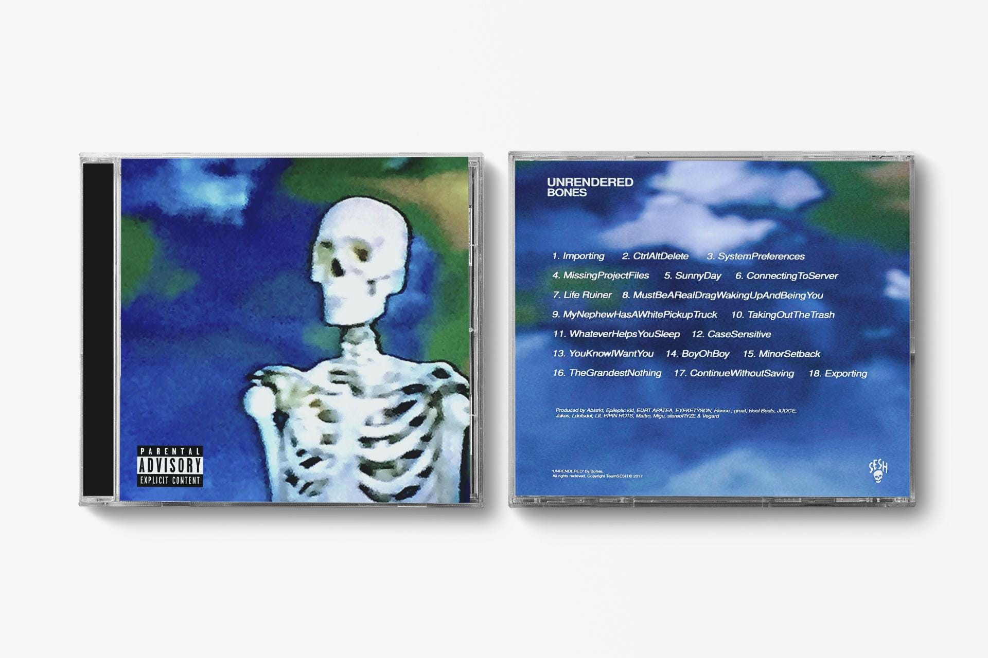 BONES Unrendered CD - Etsy