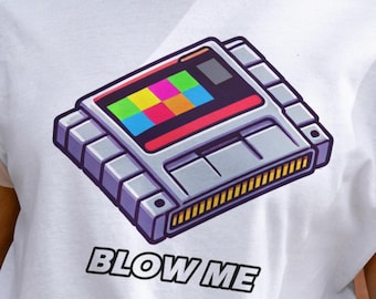 Camiseta con meme de cartucho de juego retro, divertida camiseta de gamer, camiseta vintage de videojuegos, regalo para gaming, ropa nerd, ropa geek