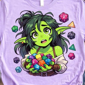 T-shirt Dice Goblin: Dungeons and Dragons, T-shirt, uniseks