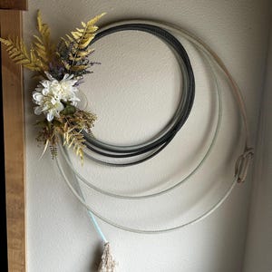Western Rope Lasso Lariat Wreath.