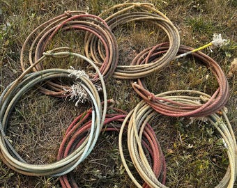 Colored Authentic Lariat/lasso Rope - Used by a Real Cowboy - Western ...