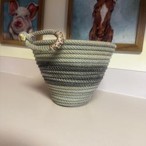 Ranch Rope bowl/basket