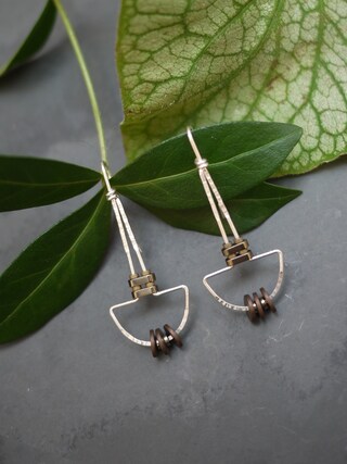 YOURDORA Orecchini A Mezzaluna In Argento 925 Con Opale Bianco – 8x5 Mm, Regalo In Confezione Originale