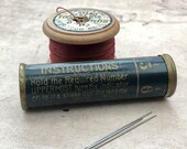 Antique Needle Case - Mitrailleuse, German Sewing Needle Holder, Vintage German Sewing Needle Case, Hand Sewing, Haberdashery Collectable