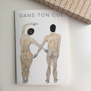 Dans ton CUL (Kisses sous) karta carte