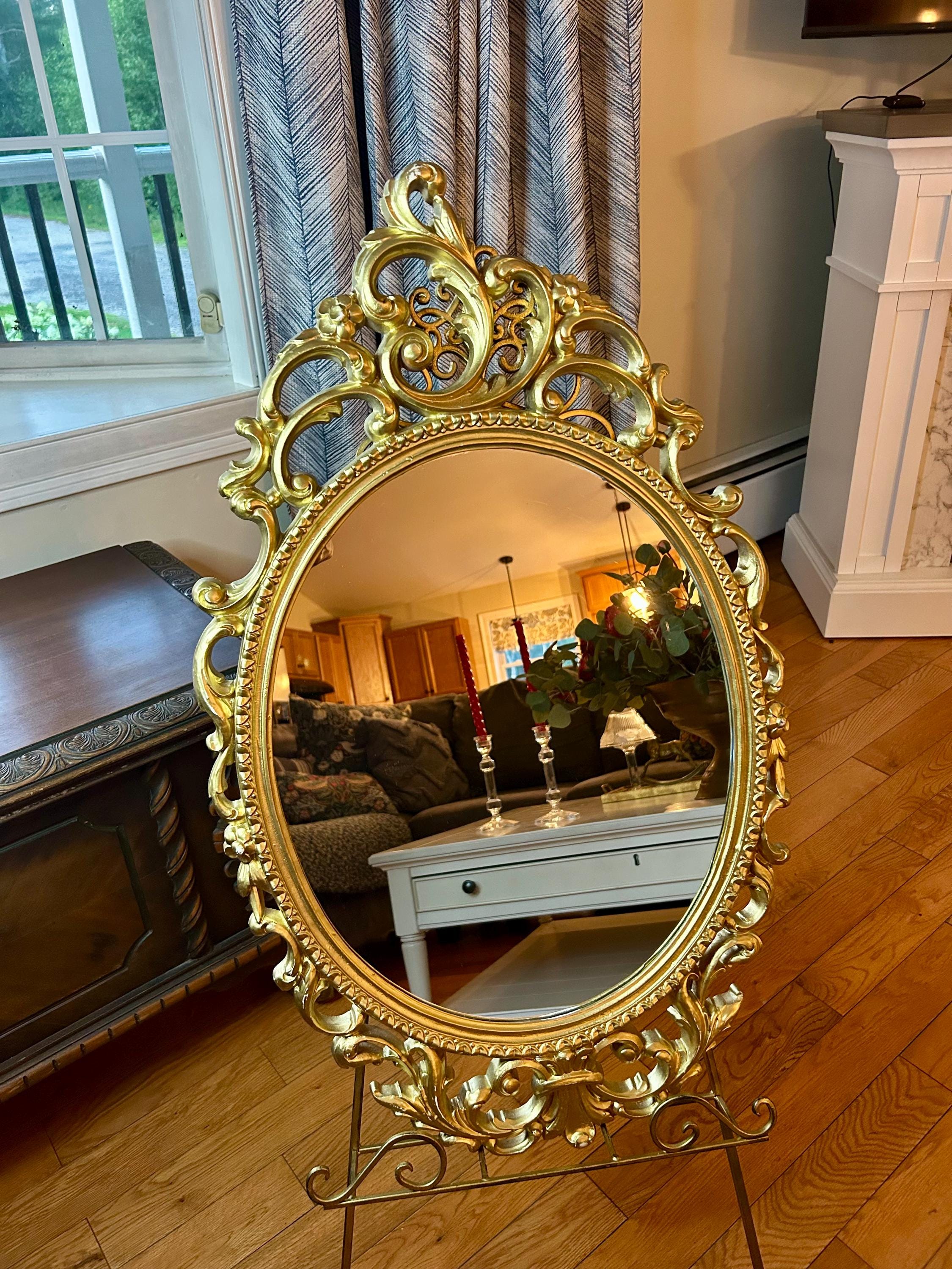 ハリウッドリージェンシー　ミラー Hollywood Regency Mid Century Mirror - AptDeco