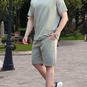 Men&#39;s Two Piece Set - Casual Shorts and Tee for Summer, Essential Men&#39;s Summer Set, Summer Outfit for Men, Summer Set for Men