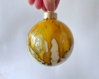 Hand Painted Christmas Ornament - Ready to Ship