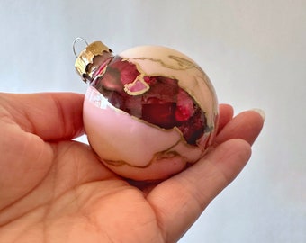 Christmas Ornament - Hand Painted, Ready to Ship