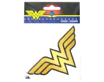 Wonder Woman Iron On Applique - Wonderwoman Emblem - DC Comics - Wonderwoman - Cape - Wonder Woman Costume - Applique - Iron On