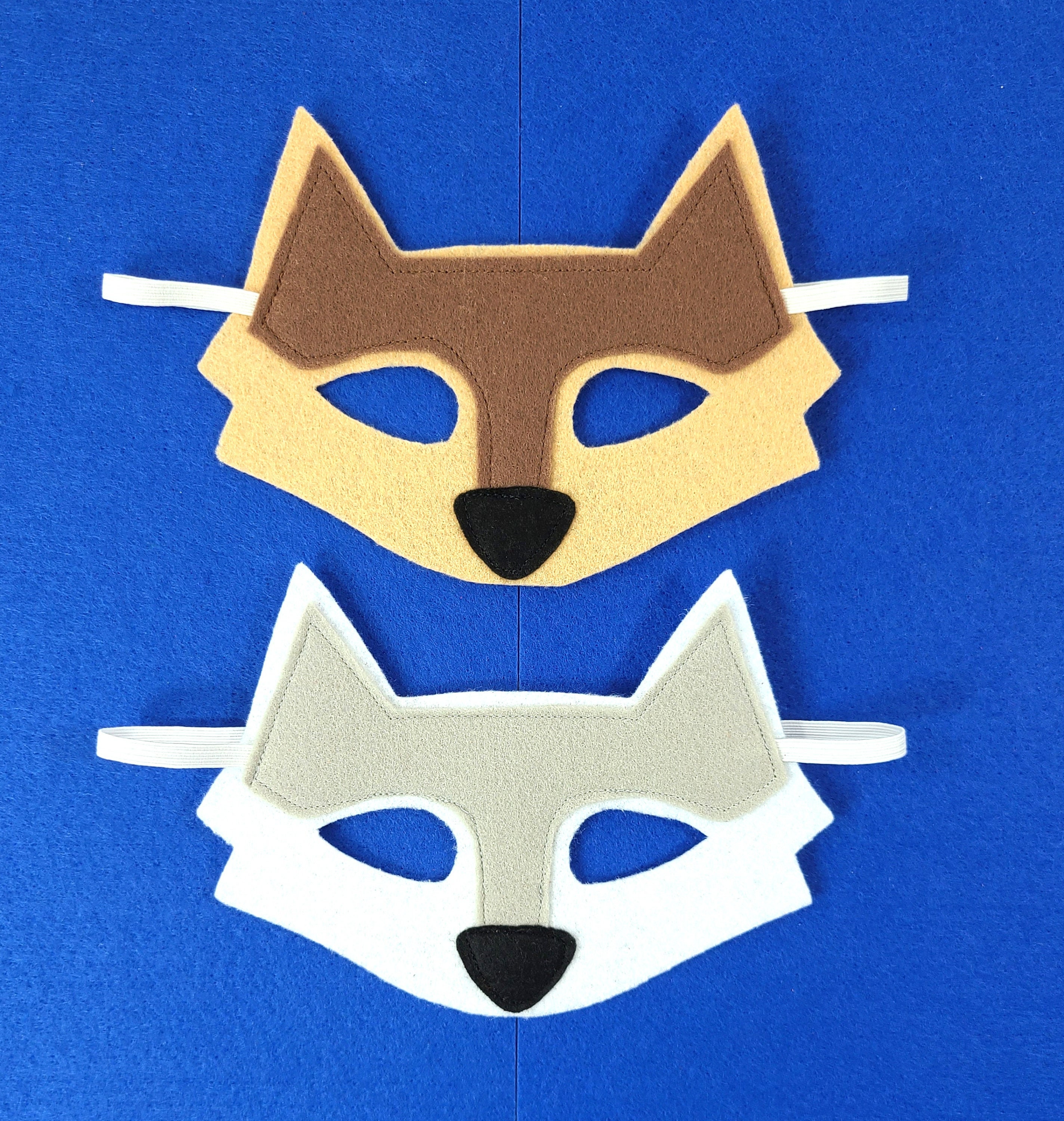 Wolf Mask Play Mask Kid's Mask Wolf Mask Etsy UK