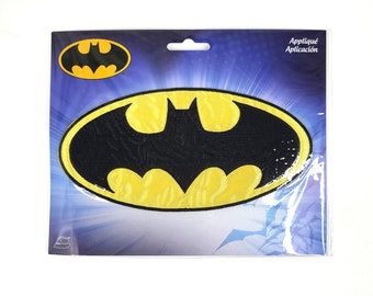 Batman Iron On Applique - Batman Emblem - DC Comics - Batman Cape - Batman Costume -