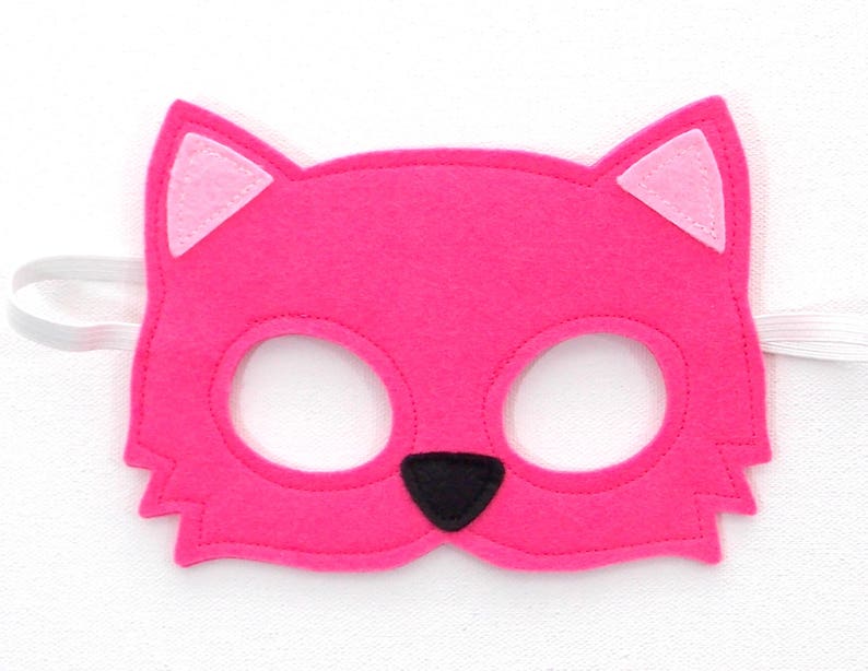 Pink Mask Costume Dress Up Halloween Toddler Gift Cat Pink Cat Mask Play Mask Kid/'s Mask Dress Up Party Favor Play