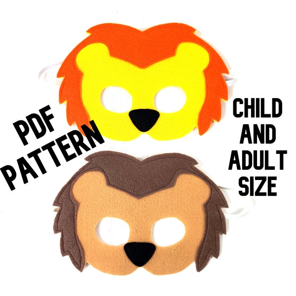 Lion Mask Pattern