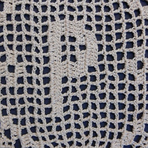Custom Crocheted Initial Doilies P image 2