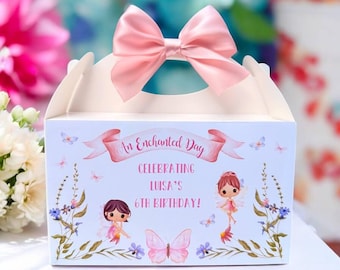 Personalized Fairy Gable Box – Birthday Party Favor