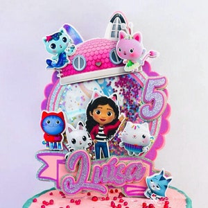 ギャビーのドールハウスのケーキトッパー、ギャビーのドールハウスの ...