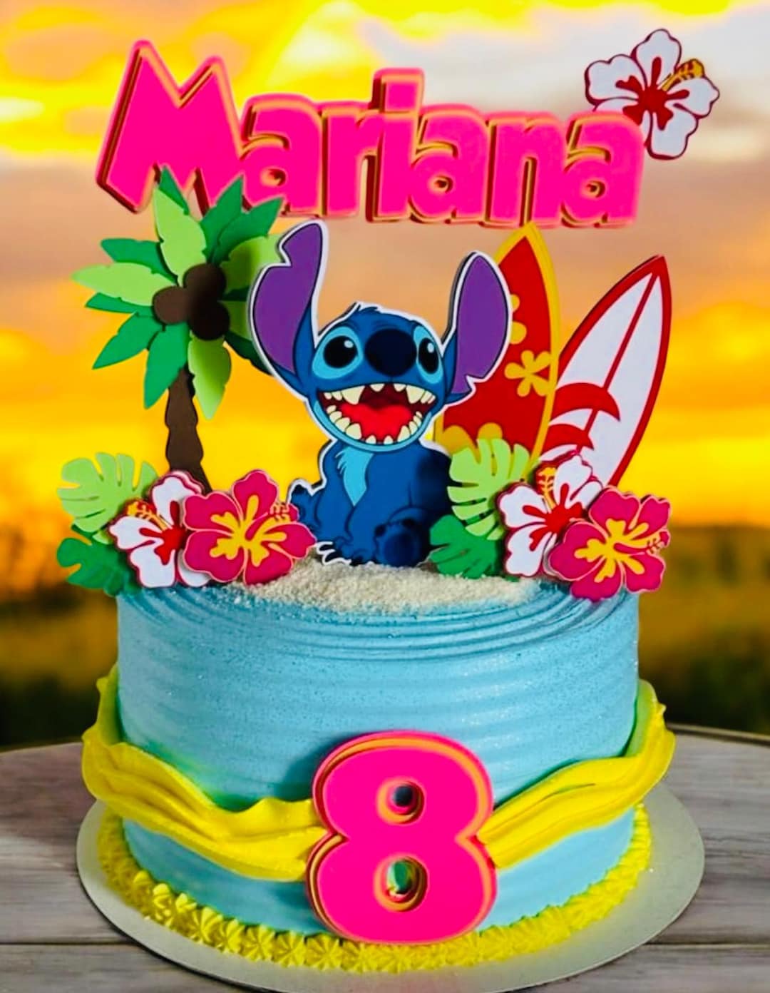 激レア‼️300体限定 スティッチ バースデイケーキ ビッグフィギュア 激