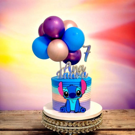 Toppers Cupcake Lilo Stitch Toppers Per Cupcake Lilo E Stitch - 16 Pezzi In 8 Design - Decorazioni Commestibili Per Torte E Dolci Cake Topper Commestibile - Foto 3