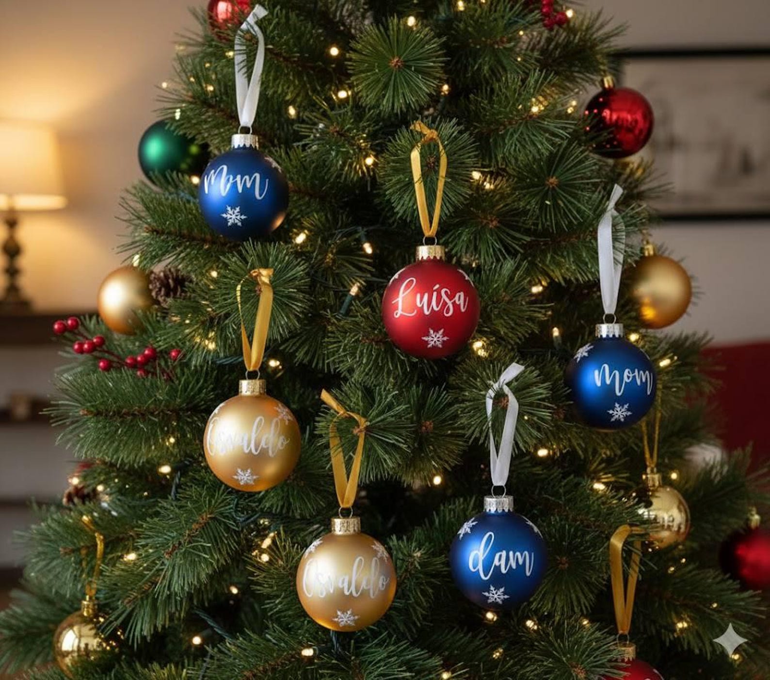 Personalized Christmas Ball Ornament, Custom Name Holiday Decor Etsy — free download