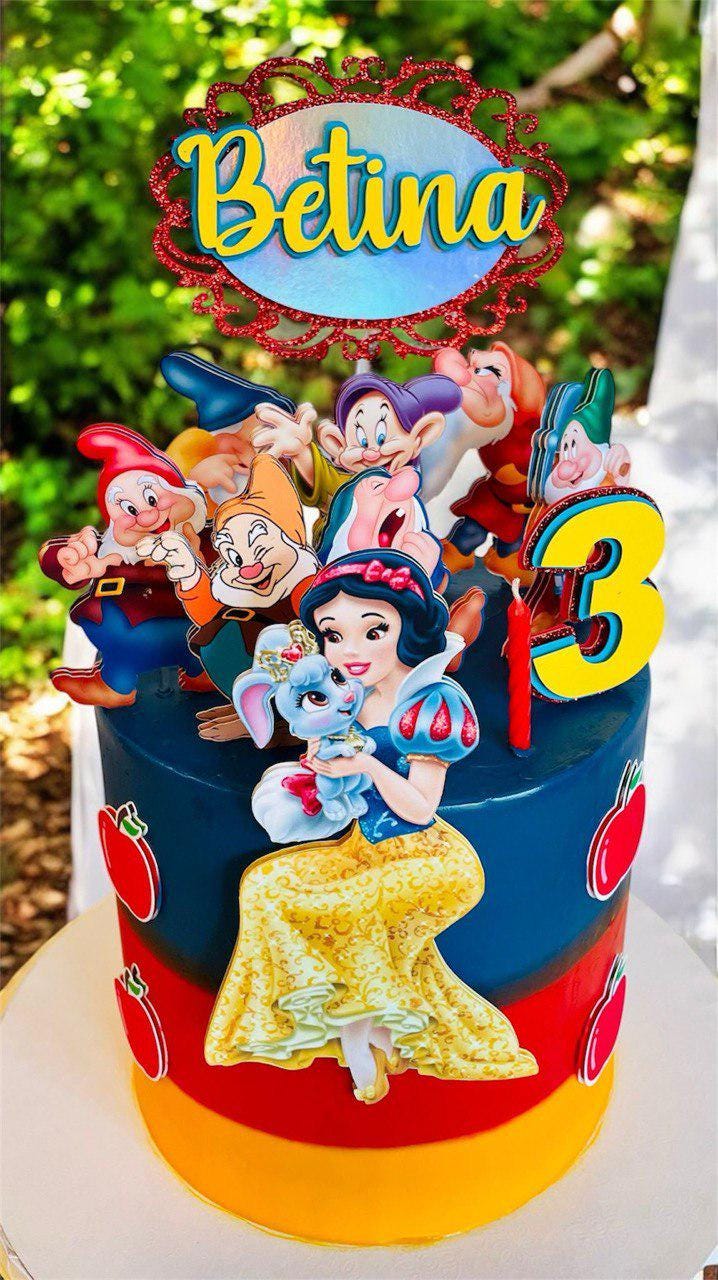 プレシャスモーメント ディズニーコラボ 白雪姫 誕生日ケーキ 白雪姫ケーキトッパー - 白雪姫の誕生日 - 白雪姫のデコレーション
