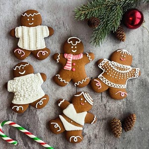 Gingerbread family Cookies