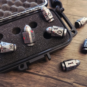 Bullet Dice Set D&D Dice  DND