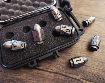Bullet Dice Set D&D Dice  DND