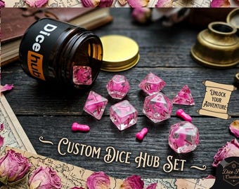 NSFW Adult Novelty Dice Set: D&D, Bachelorette Party Gag Gift