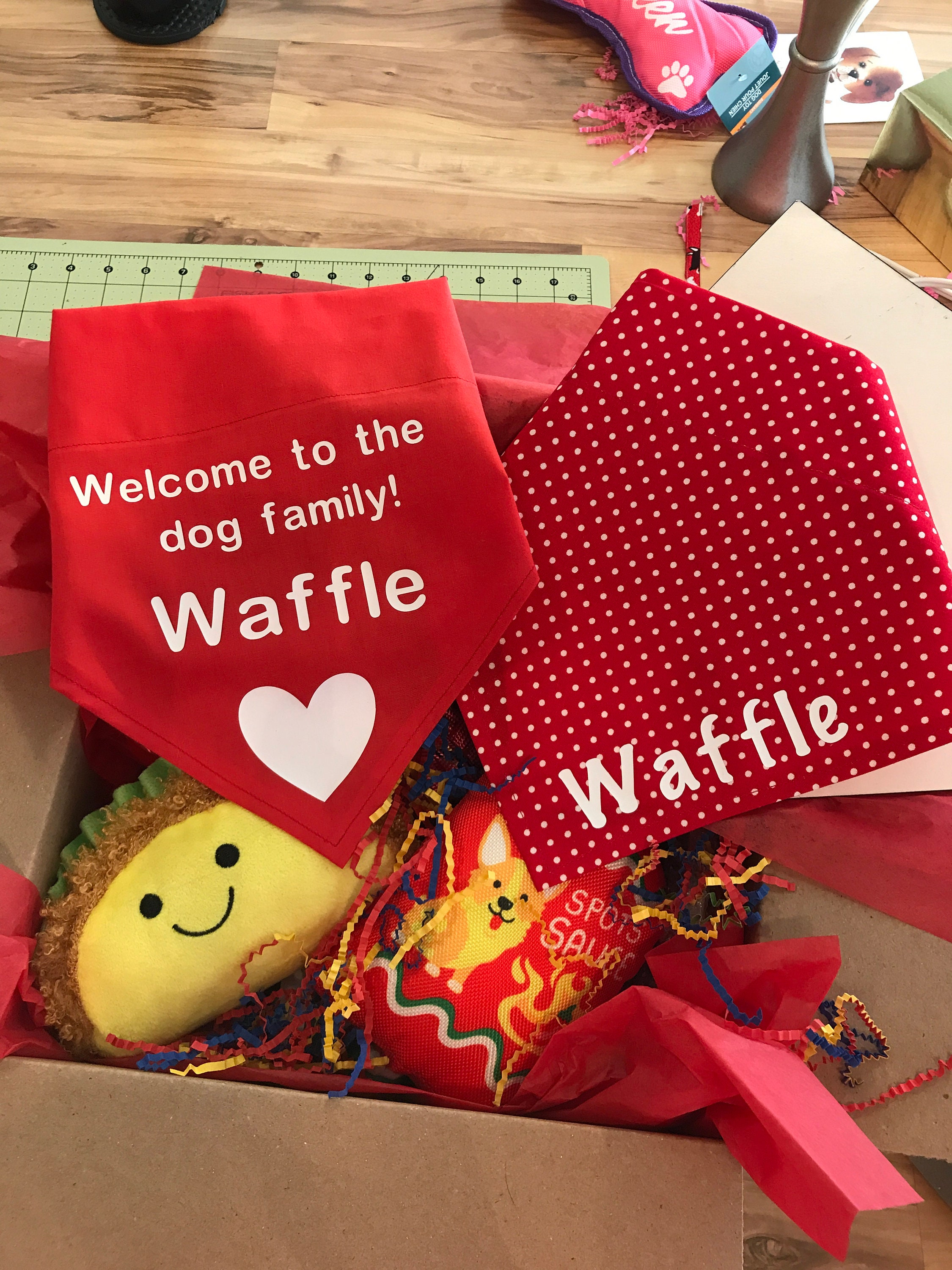 Personalized New Puppy Gift Basket Dog Gift Basket Dig Gift Etsy