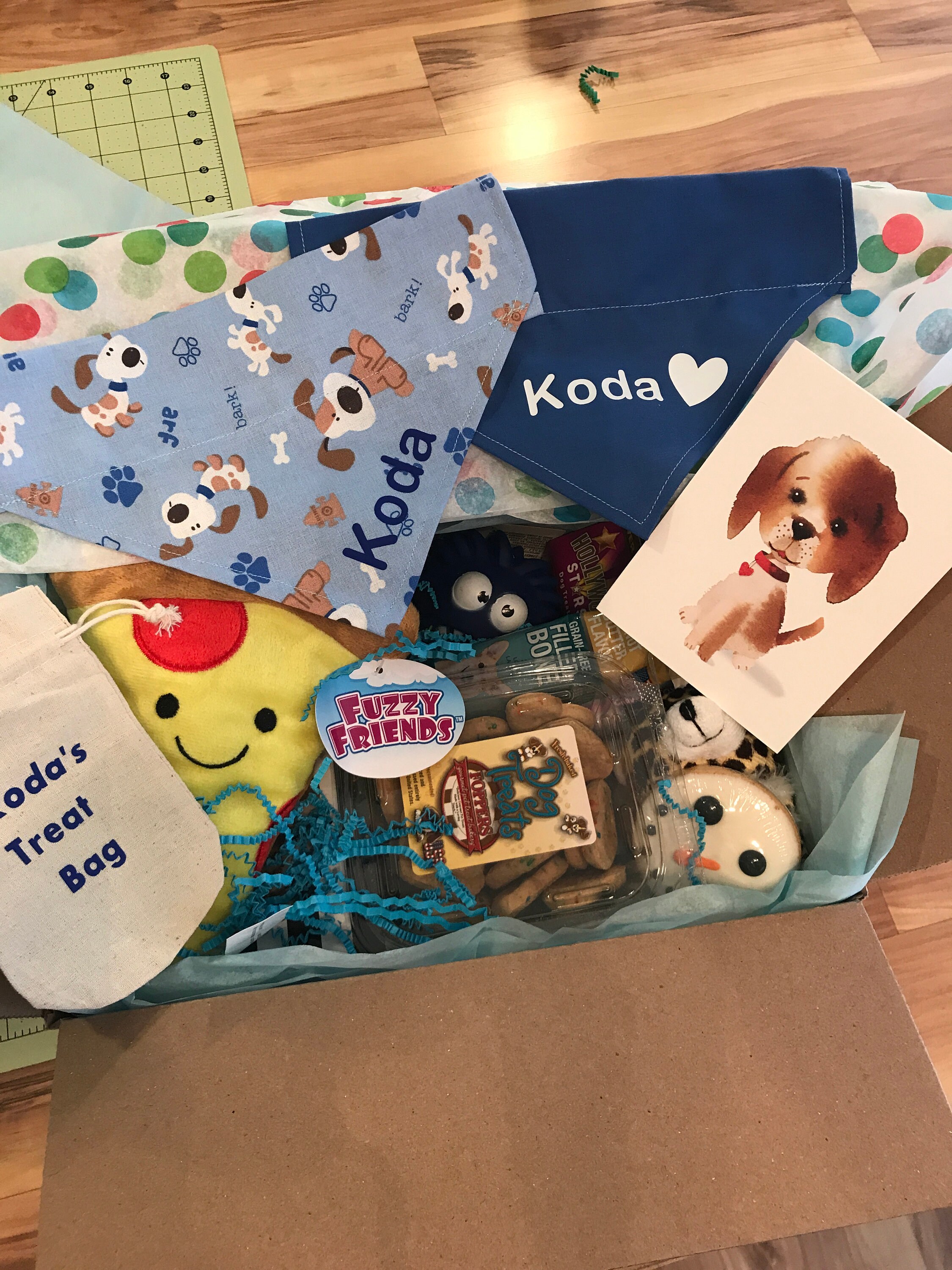 Dog Gifts Puppy Box New Dog Gift Box New Dog Owner Gift New Etsy