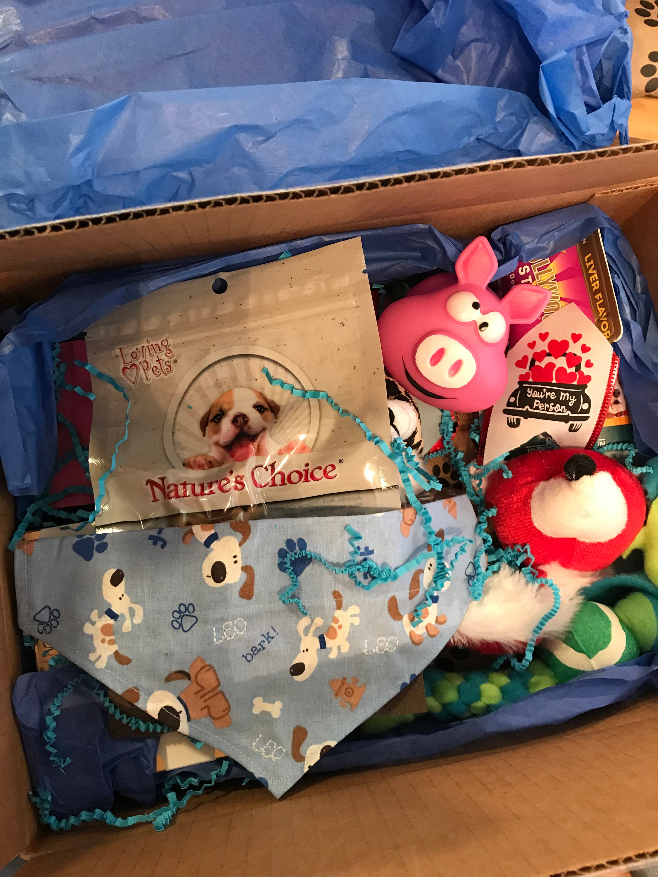 Personalized New Puppy Gift Box New Puppy Gift Basket New Dog Etsy