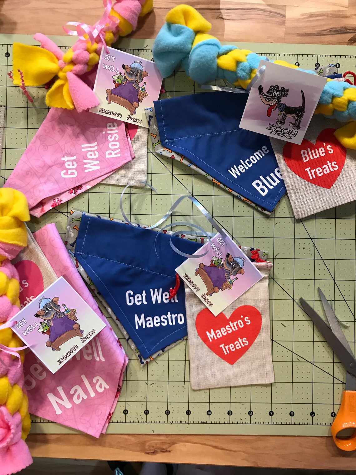 Personalized Dog Get Well Box Sick Dog Dog Get Well Basket Dog Etsy