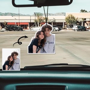 Custom Car Air Freshener with Your Photo, Cute Car Scent, Custom Car Freshie, Picture Freshener, Personalized Car Accessories