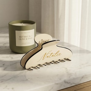 Pinza para el cabello personalizada, regalo para damas de honor, pinza con nombre personalizado, recuerdo para la fiesta de bodas, elegante accesorio para el cabello, regalo para la despedida de soltera.