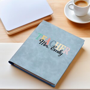 Diario personalizado para profesores, cuaderno de regalo para nuevos profesores, regalos de estudiantes, agradecimiento a los profesores de fin de año, libro de recuerdos, diario de recuerdos