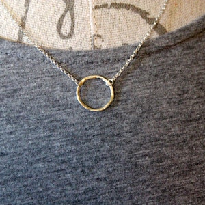 Sterling Silver Jewelry, Sterling Silver Necklace, Circle of Life Necklace image 1