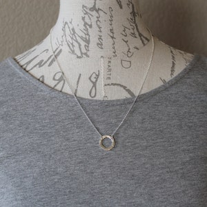 Sterling Silver Jewelry, Sterling Silver Necklace, Circle of Life Sterling Silver, Karma Necklace, Sterling Silver Jewelry, Circle Necklace