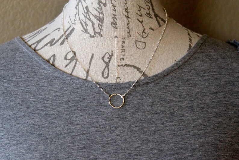 Sterling Silver Jewelry, Sterling Silver Necklace, Circle of Life Necklace image 3