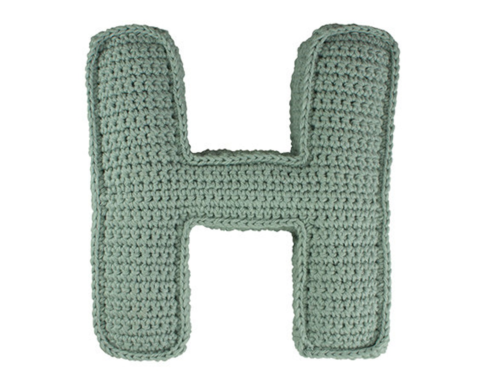 Crochet pattern Letter H 3D pattern Instant Download PDF Etsy