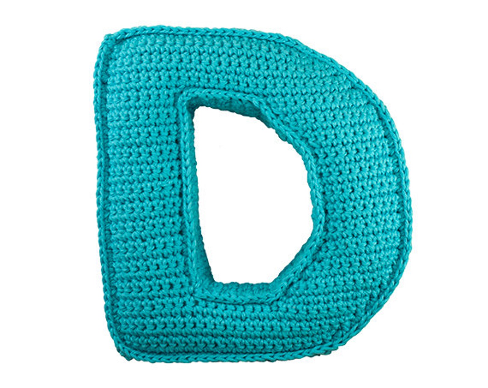 Crochet pattern Letter D 3D pattern Instant Download PDF Etsy