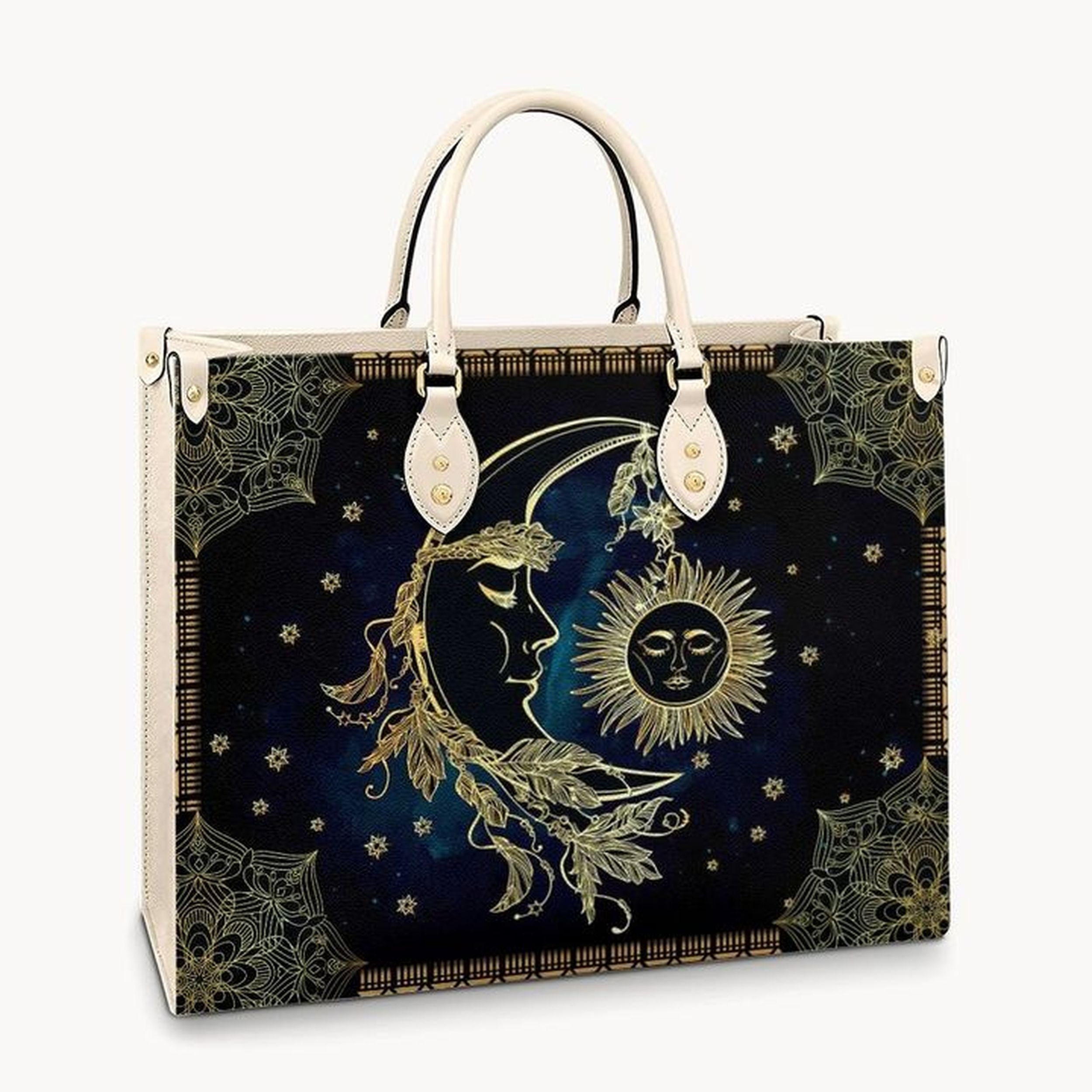 Moon And Sun Handbag , Leather Bag Moon And Sun
