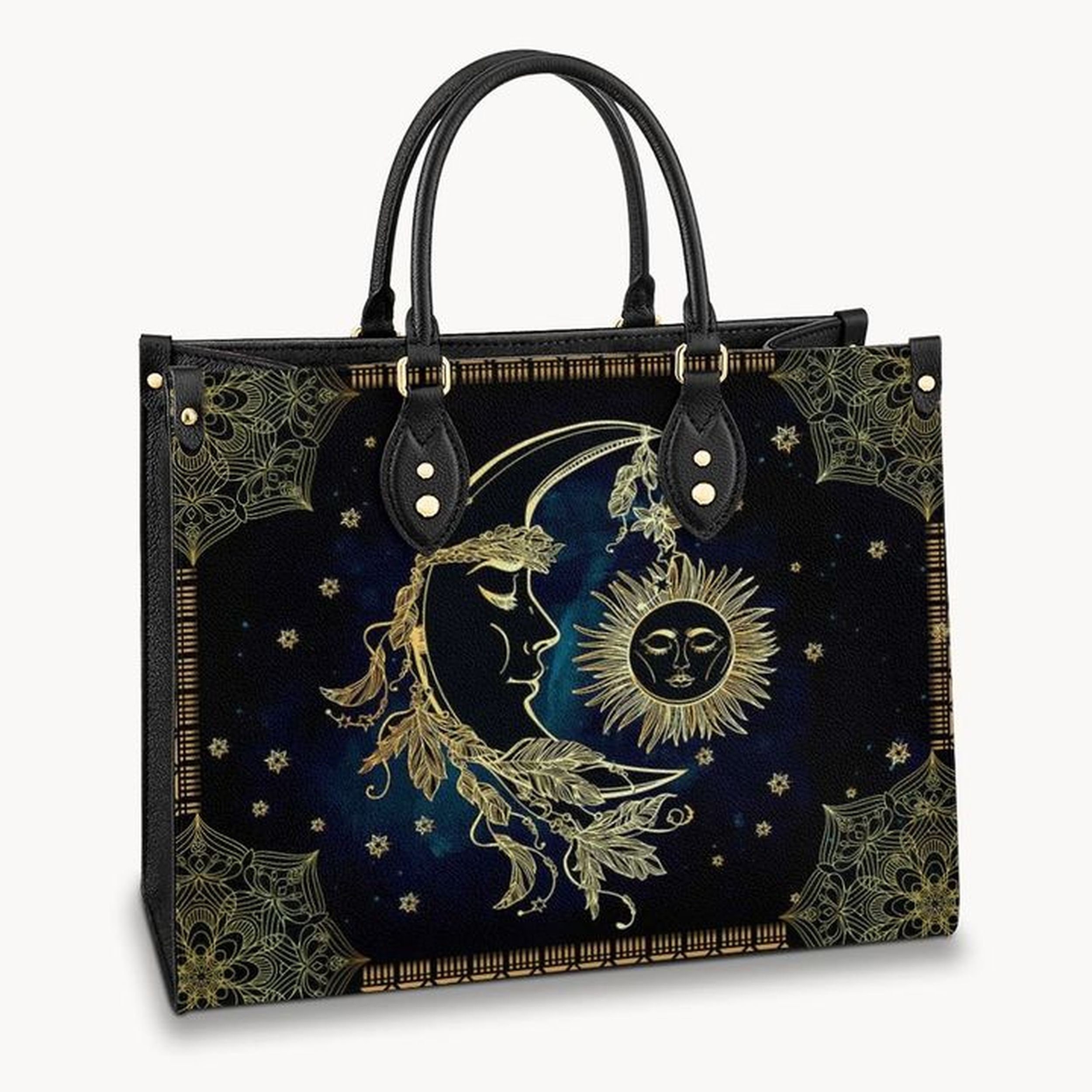 Moon And Sun Handbag , Leather Bag Moon And Sun