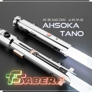 Ahsoka Tano&#39;s OG Lightsabers Neopixel or RGB, Rebels, w/ Custom Blade & Hard Case, Star Wars (XenoPixel V3, Proffie 2.2, or RGB)