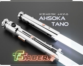 Ahsoka Tano's OG Lightsabers Neopixel or RGB, Rebels, w/ Custom Blade & Hard Case, Star Wars (XenoPixel V3, Proffie 2.2, or RGB)