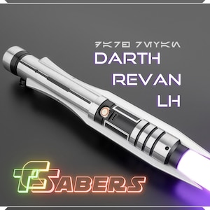 Darth Revan&#39;s LH Lichtschwert Neopixel oder RGB, mit Custom Klinge & Hartschalenkoffer, Star Wars (XenoPixel V3, Proffie 2.2, oder RGB)
